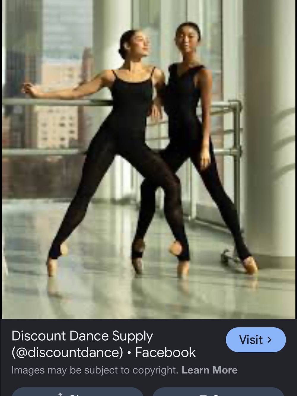 Body Wrappers Black Stirrup Tights